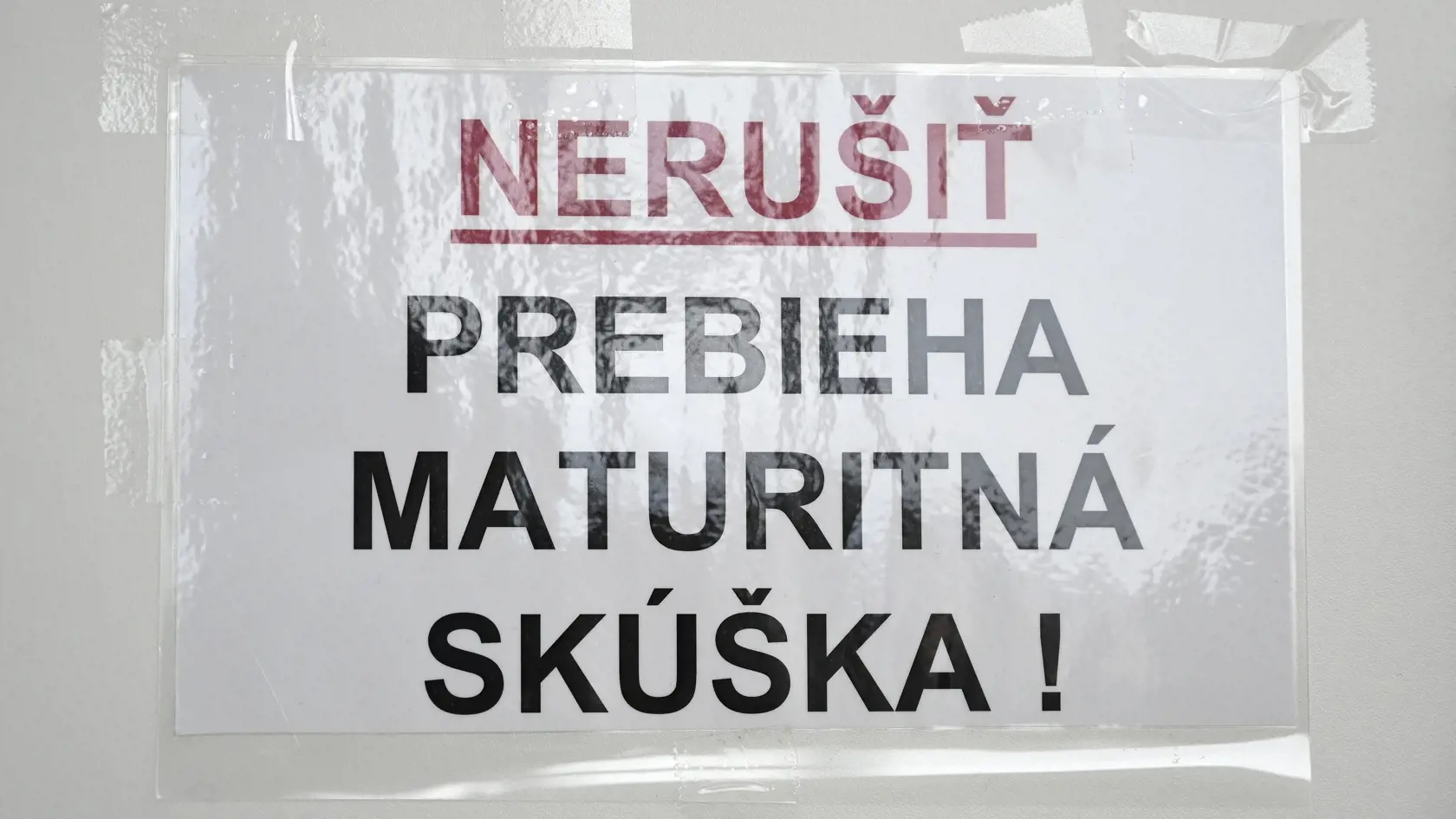 Zvládli by ste maturitný test aj dnes? Ilustračné foto
