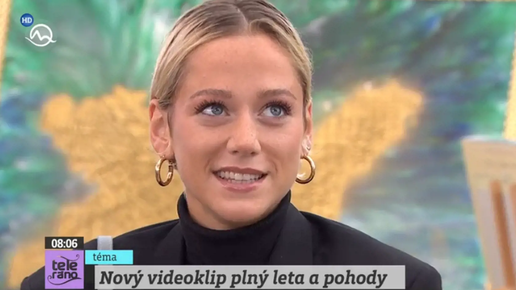 Emma Drobná v Teleráne.