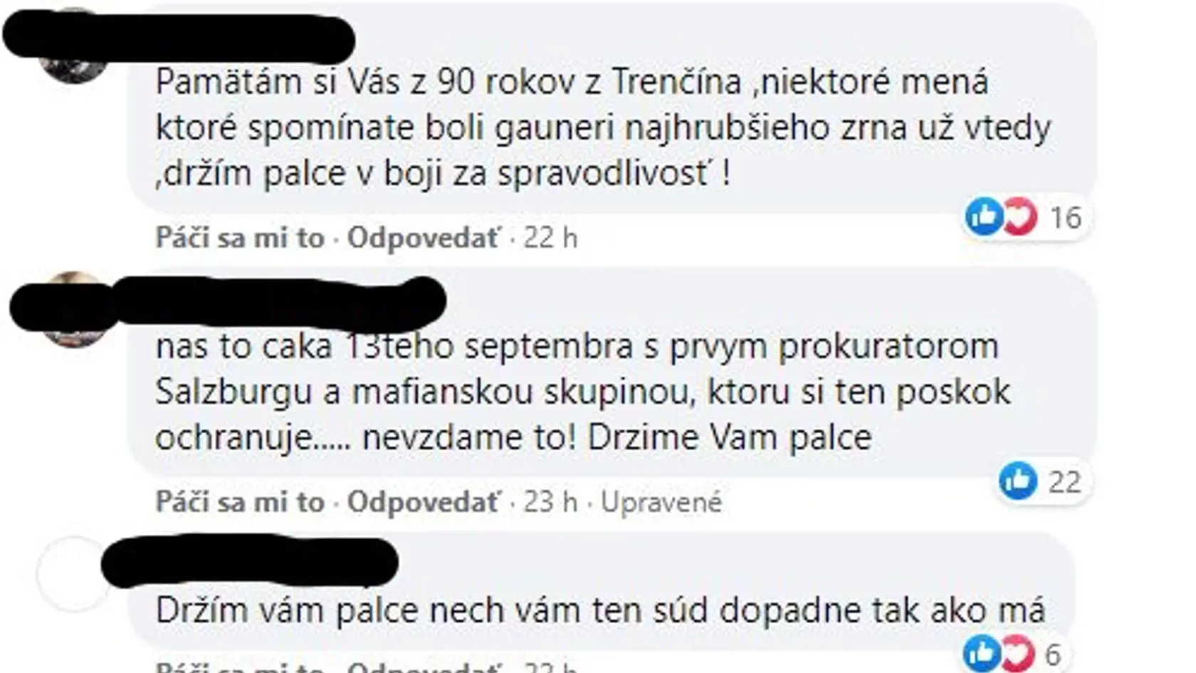 Fanúšikovia Ondreja Janíčeka ho na sociálnej sieti podporili a ostro sa pustili do Moniky Jankovskej (časť 6/6).