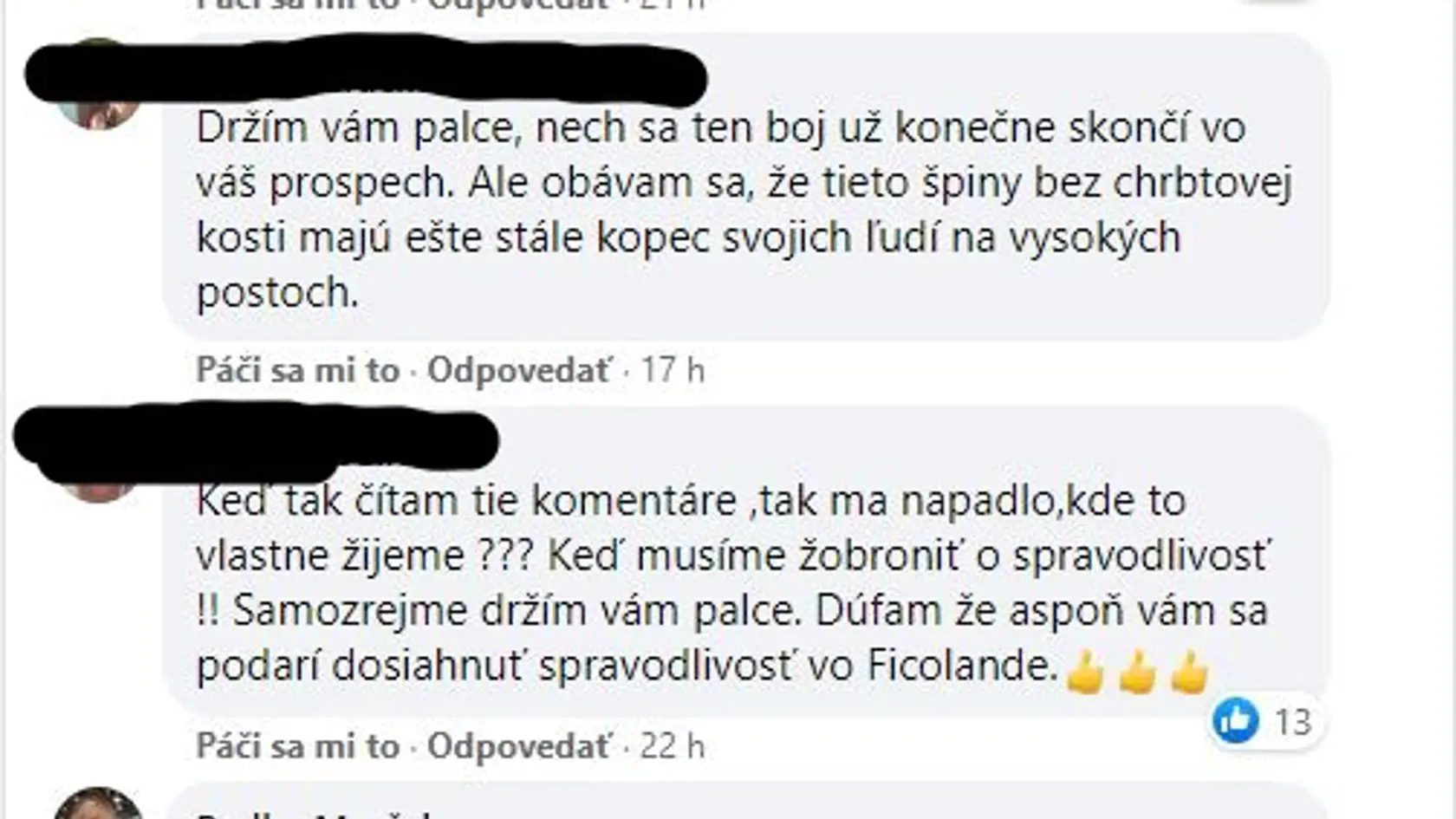 Fanúšikovia Ondreja Janíčeka ho na sociálnej sieti podporili a ostro sa pustili do Moniky Jankovskej (časť 1/6).