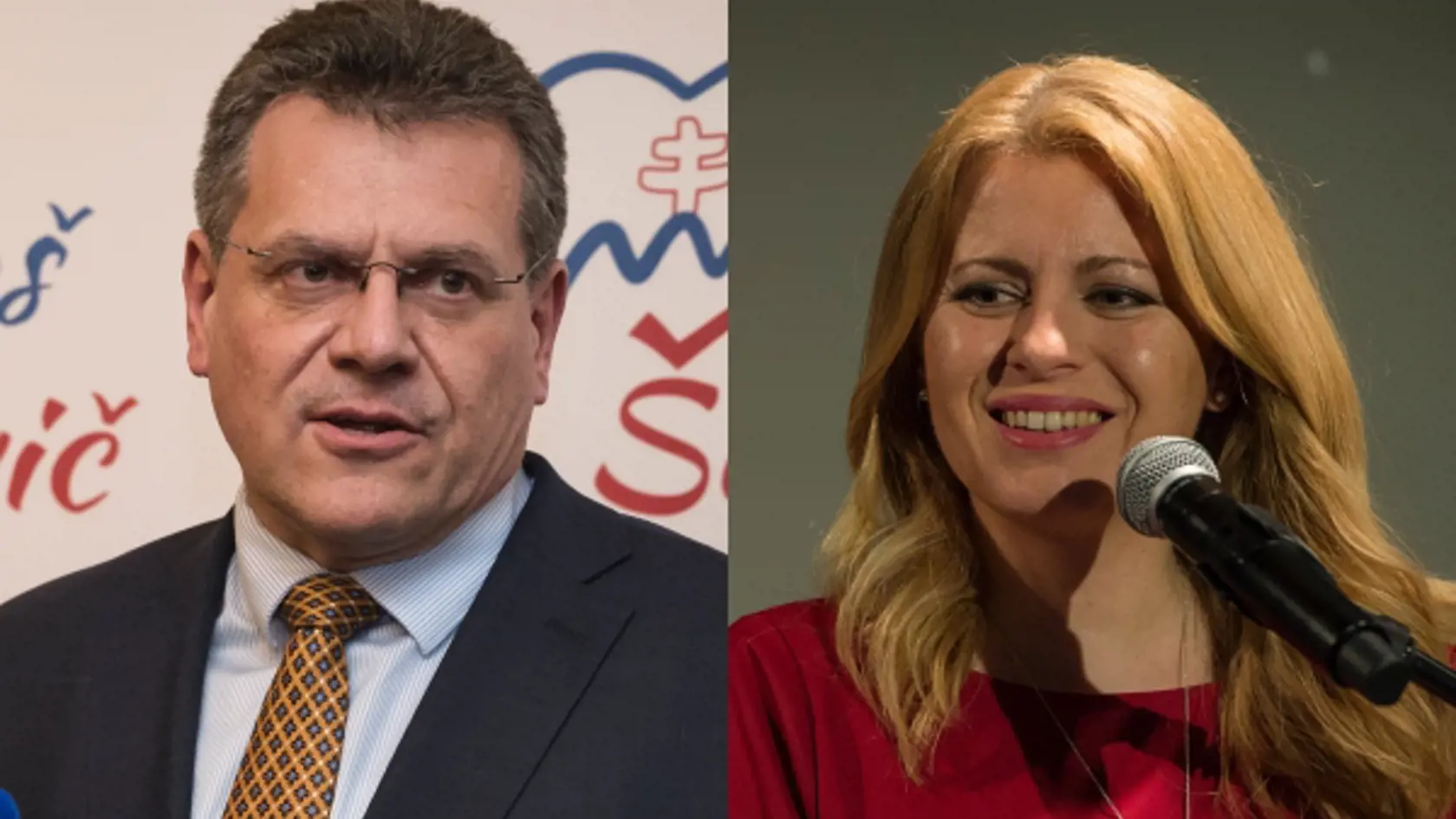 V druhom kole volieb sa stretnú Zuzana Čaputová a Maroš Šefčovič.