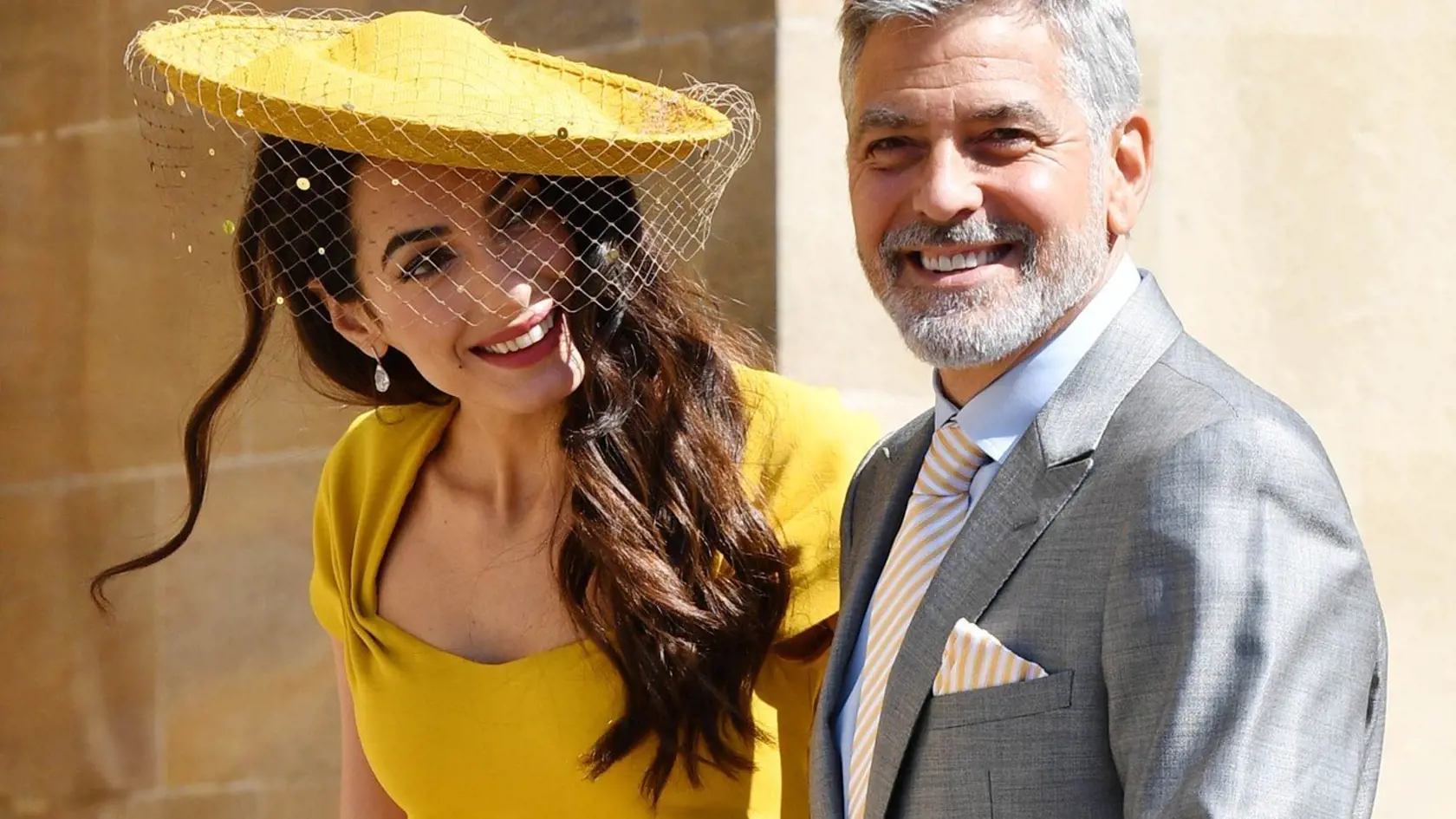 George and Amal Clooney at The Duke and Duchess of Sussex Royal Wedding, Image: 372362448, License: Rights-managed, Restrictions: , Model Release: no, Credit line: Profimedia, TEMP Camerapress