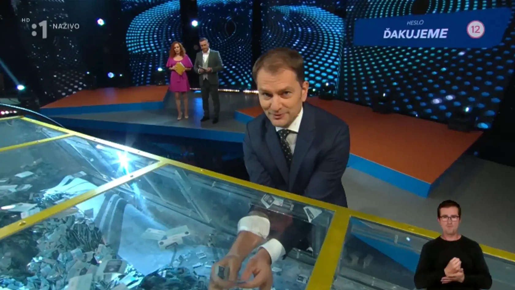 Losoval: Igor Matovič sa ukázal v poslednom diely lotérie, keď vyberal výhercu.