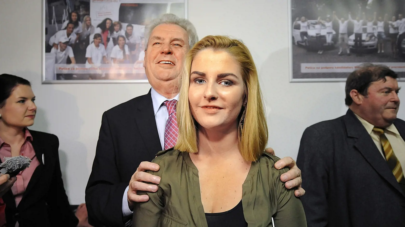 Prezident Miloš Zeman so svojou milovanou dcérou Kateřinou.