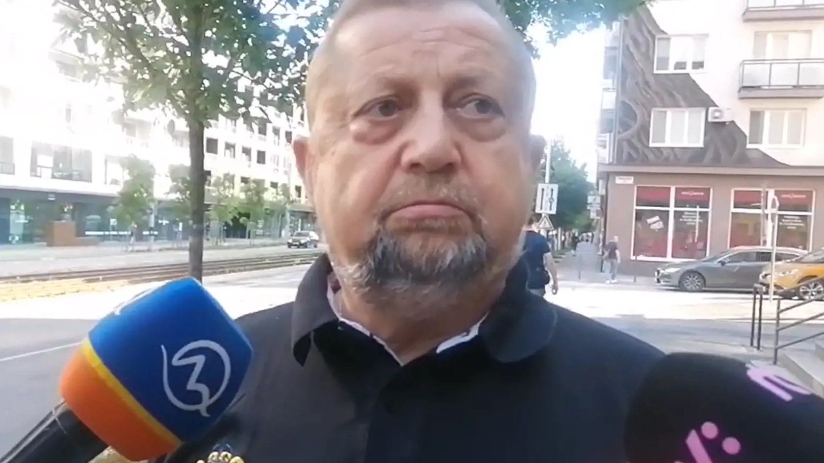 Harabin pri odchode z policajného prezídia.