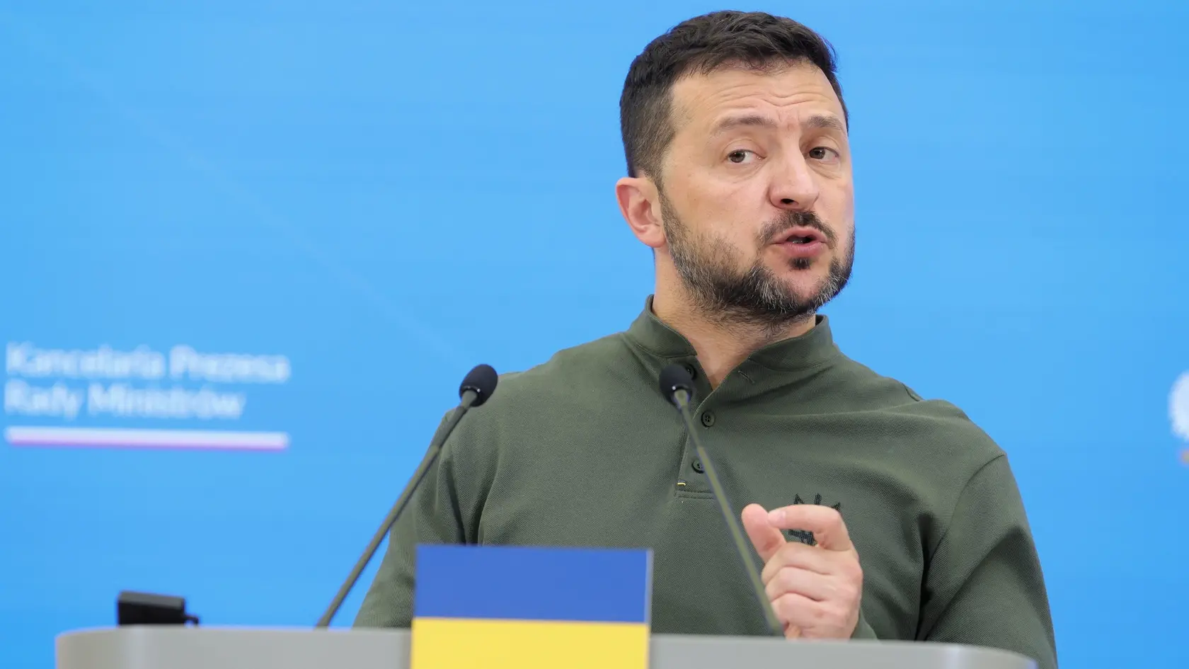 Ukrajinský prezident Volodymyr Zelenskyj.