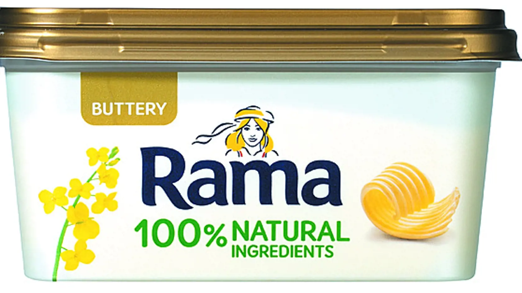 Rama natural, 400 g,zľava 47 %, cena po zľave 1,79 %.