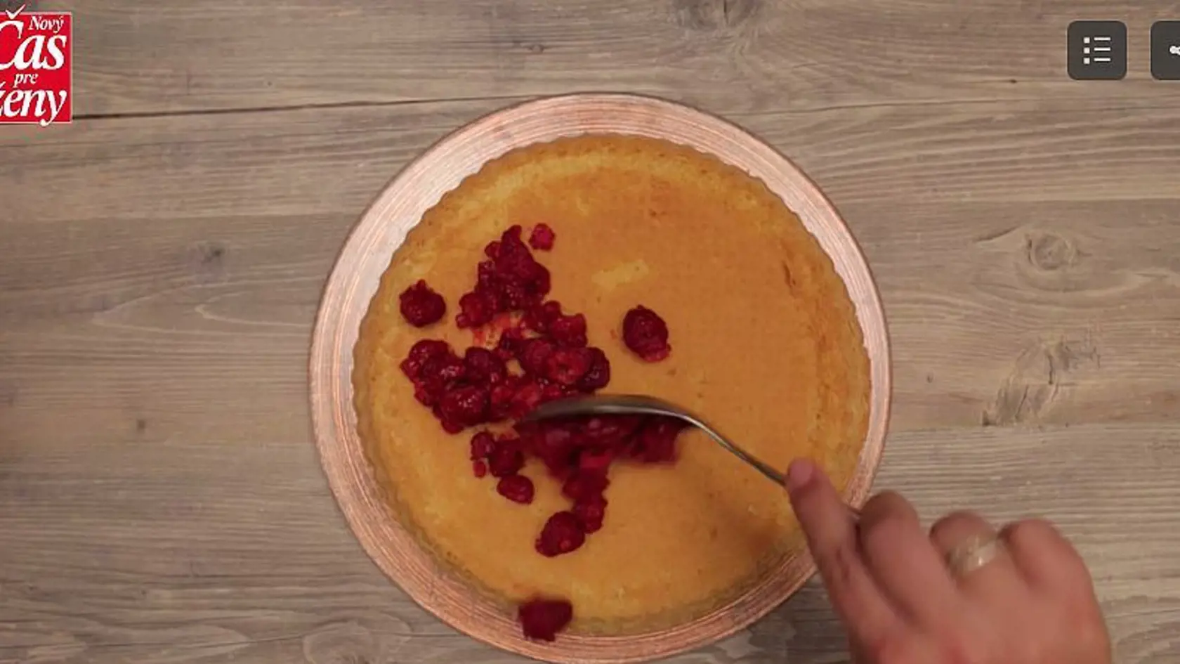 Malinová torta