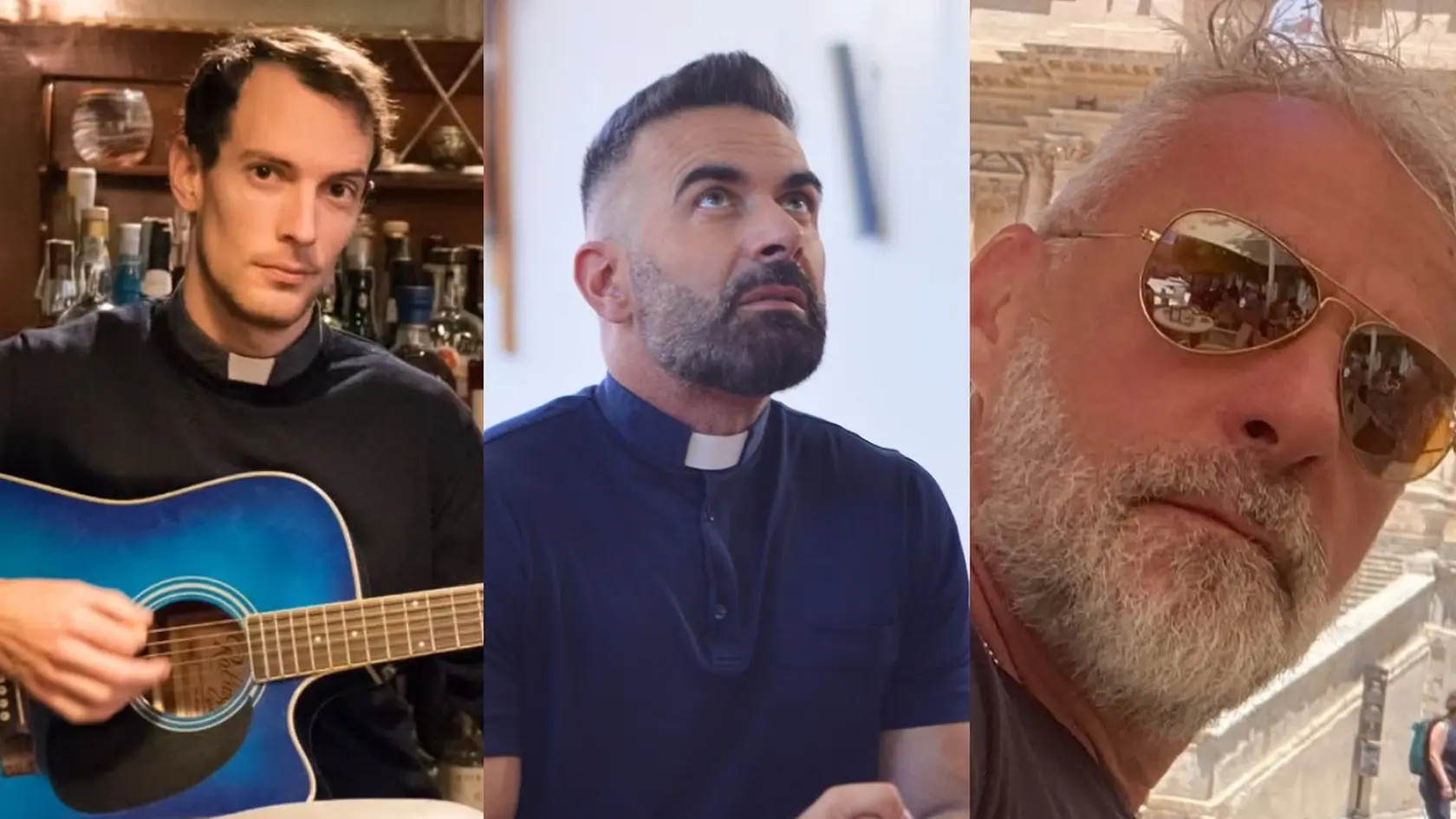 Zľava: Ambrogio Mazzai (34), Cosimo Schena (46) a Giuseppe Fusari (58).