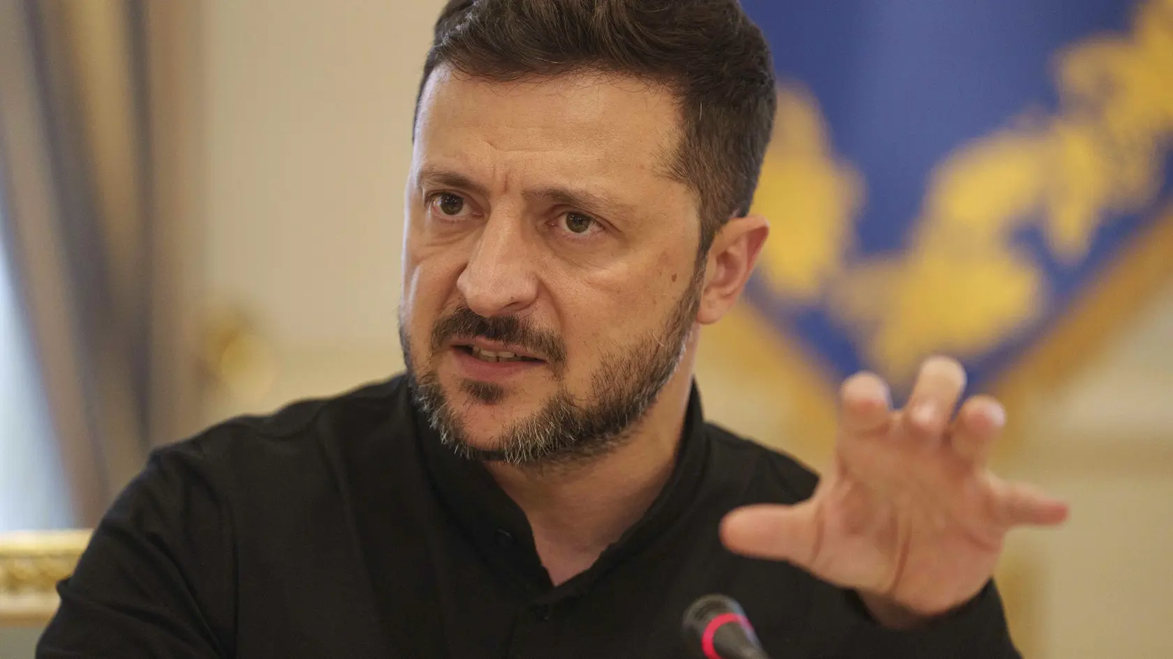 Ukrajinský prezident Volodymyr Zelenskyj.