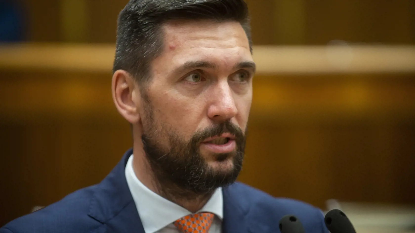 Na snímke poslanec Národnej rady SR Richard Takáč (Smer-SD).