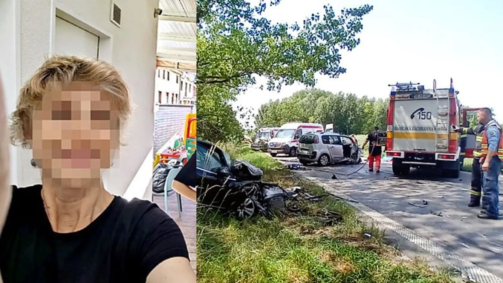 Po tvrdom náraze zostali autá na šrot.