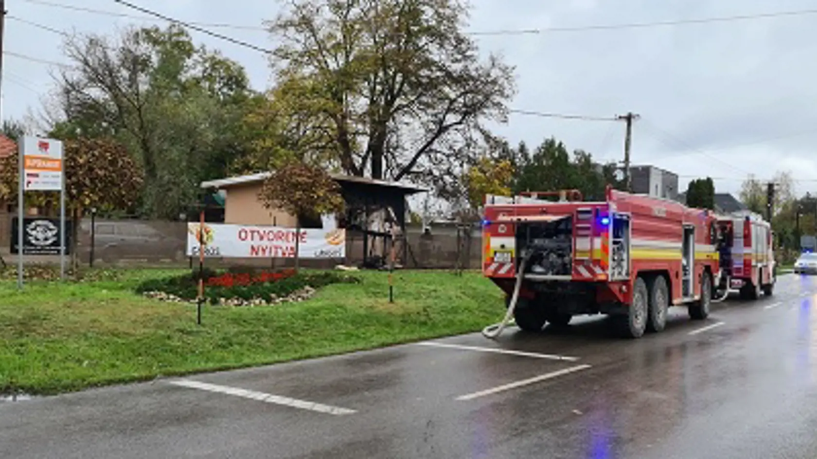 V Marcelovej vybuchol stánok s rýchlym občerstvením.