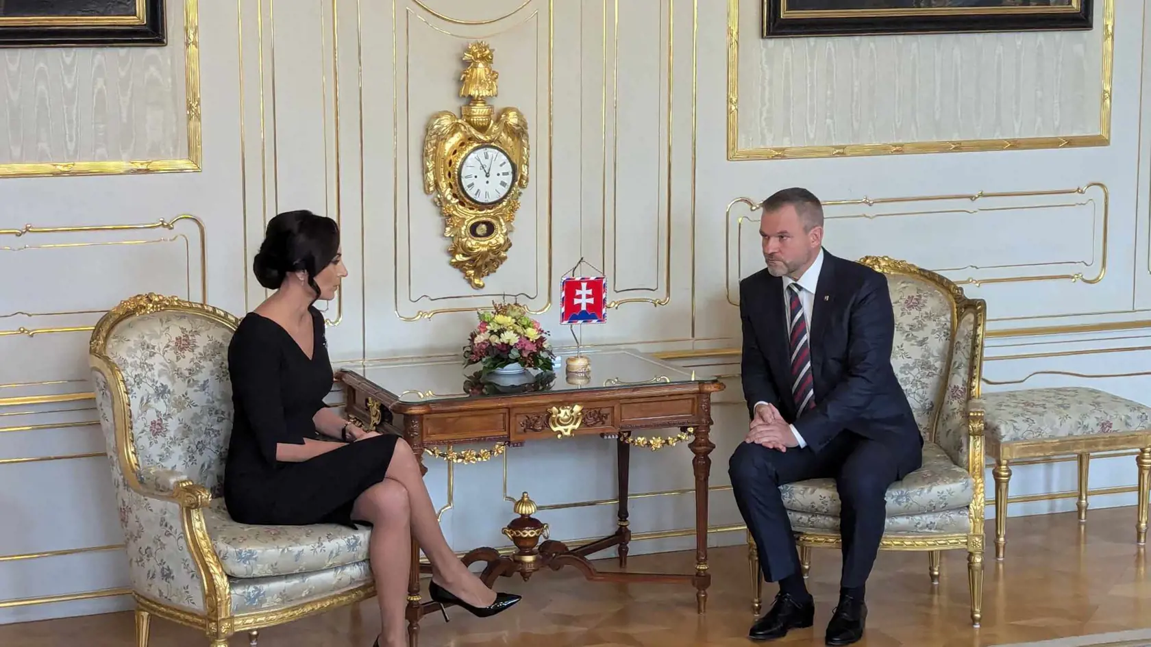 Končiaca ministerka zdravotníctva Zuzana Dolinková (Hlas-SD) podáva svoju demisiu u prezidenta SR Petra Pellegriniho.