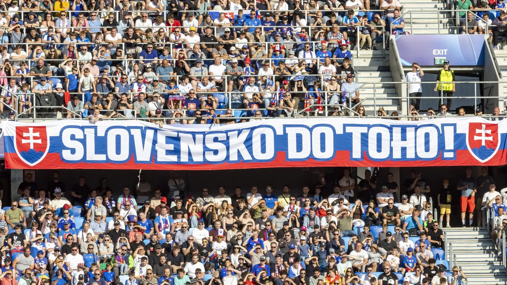 Prvý zápas slovenskej futbalovej reprezentácie na ME U21 2025 v Bratislave. 