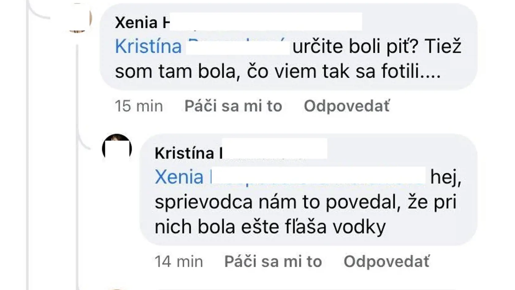 Komentár z facebooku.facebook