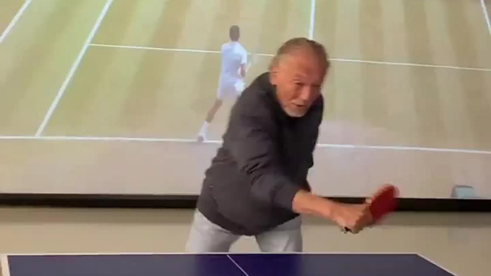V 80-tke si ešte zahral stolný tenis.
