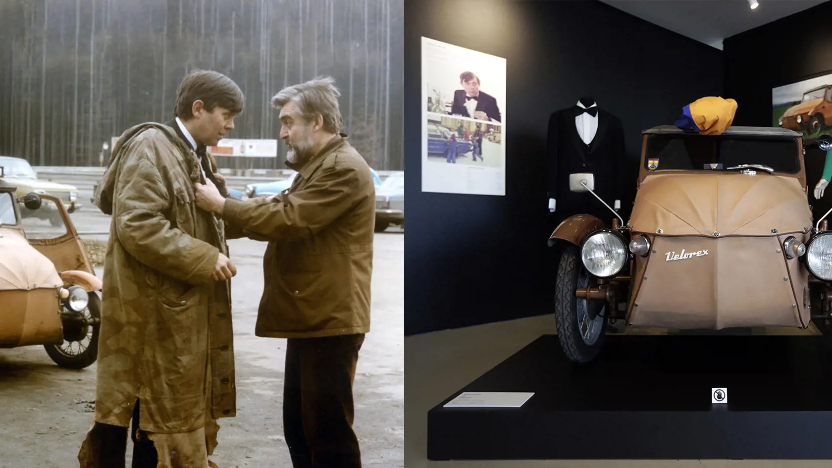 Vrchní, prchni!, 1981:  Film preslávil nielen Jozefa Abrháma, ale aj trojkolesové vozidielko Velorex (hadraplán). Príbeh falošného čašníka vznikol podľa skutočnej udalosti.