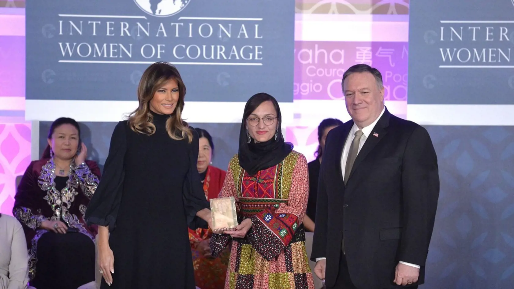 V roku 2020 jej Melania Trump udelila Medzinárodnú cenu odvahy.