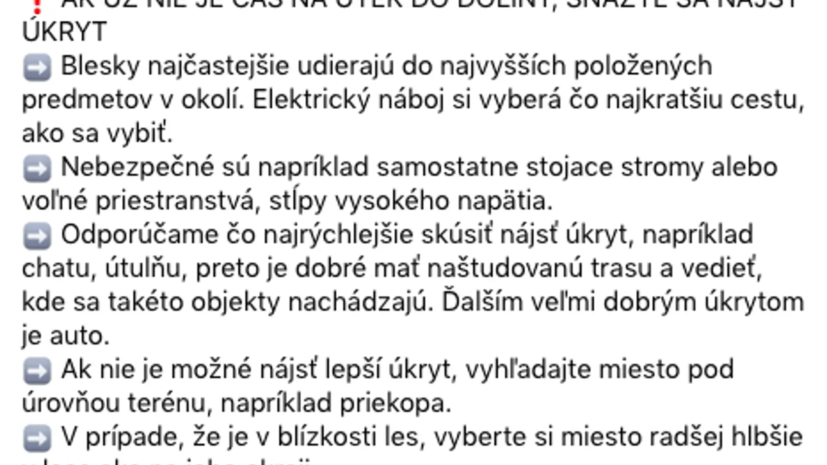 Horská služba odporúča, ako sa čo najlepšie vyvarovať bleskom v horách.