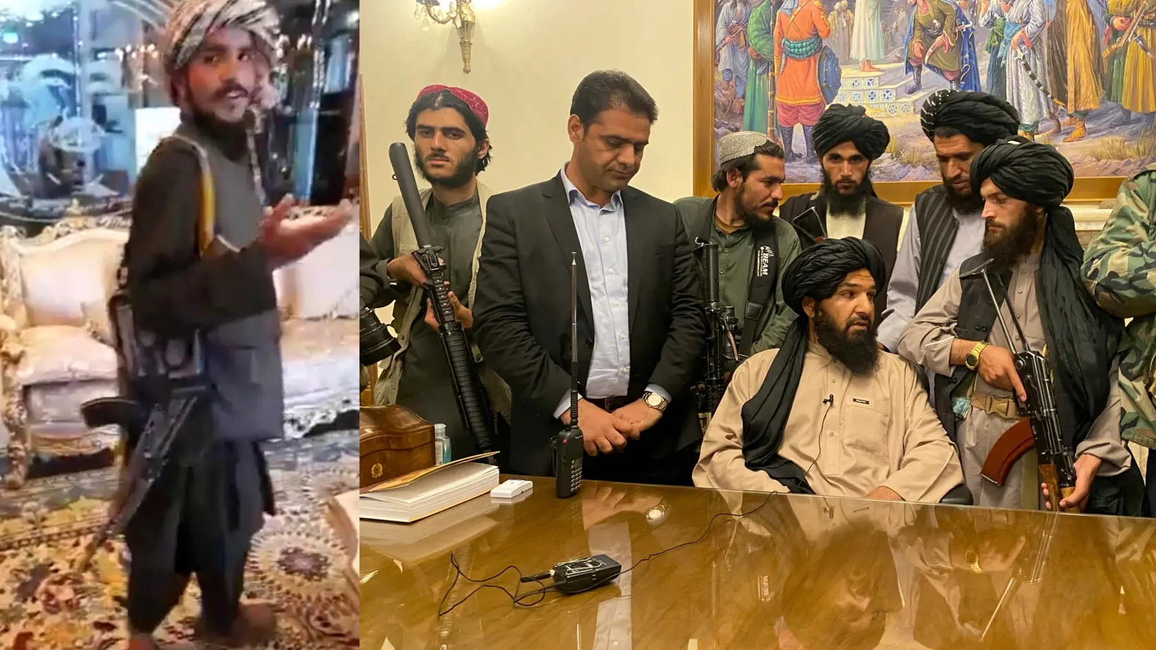 Taliban ohlásil víťazstvo z prezidentského paláca v Kábule