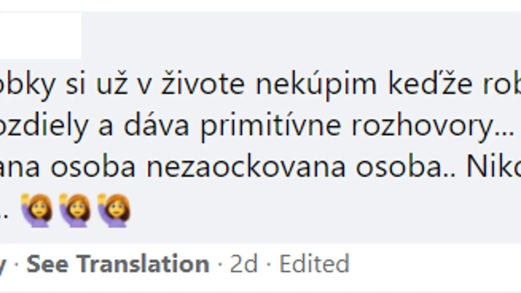 Komentáre Slovákov k výroku majiteľa Sedity.