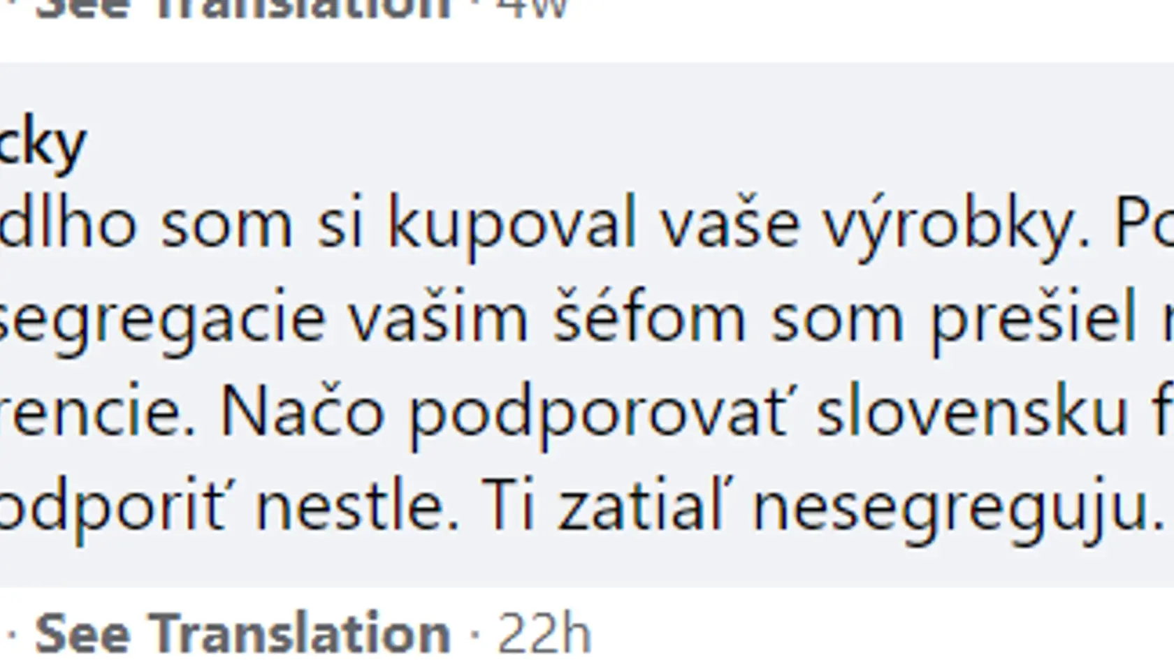 Komentáre Slovákov k výroku majiteľa Sedity.