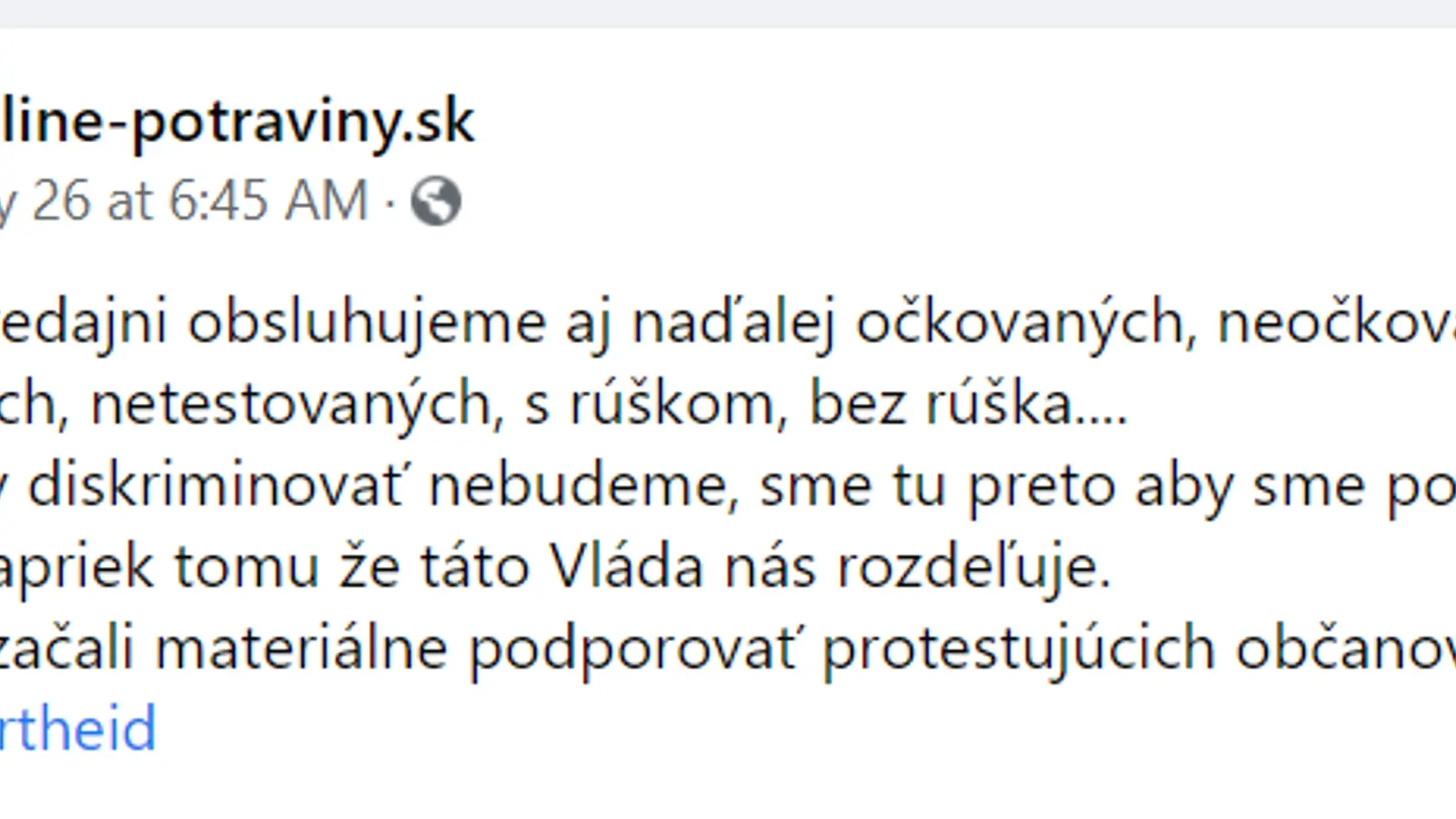 Komentáre Slovákov k výroku majiteľa Sedity.
