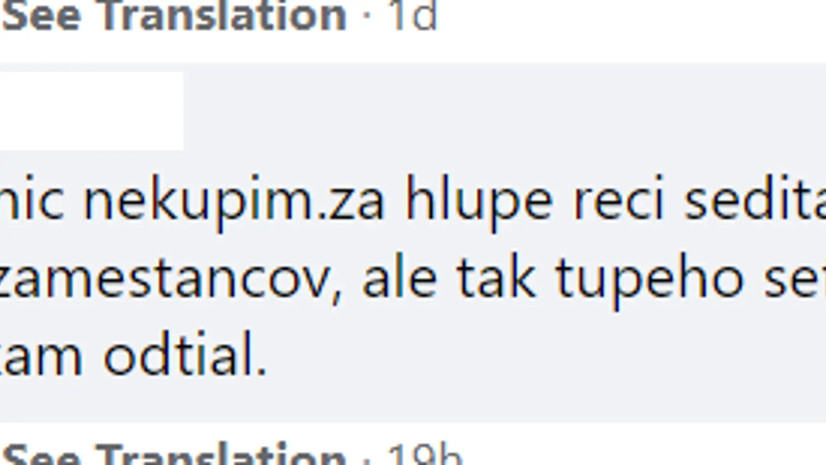 Komentáre Slovákov k výroku majiteľa Sedity.