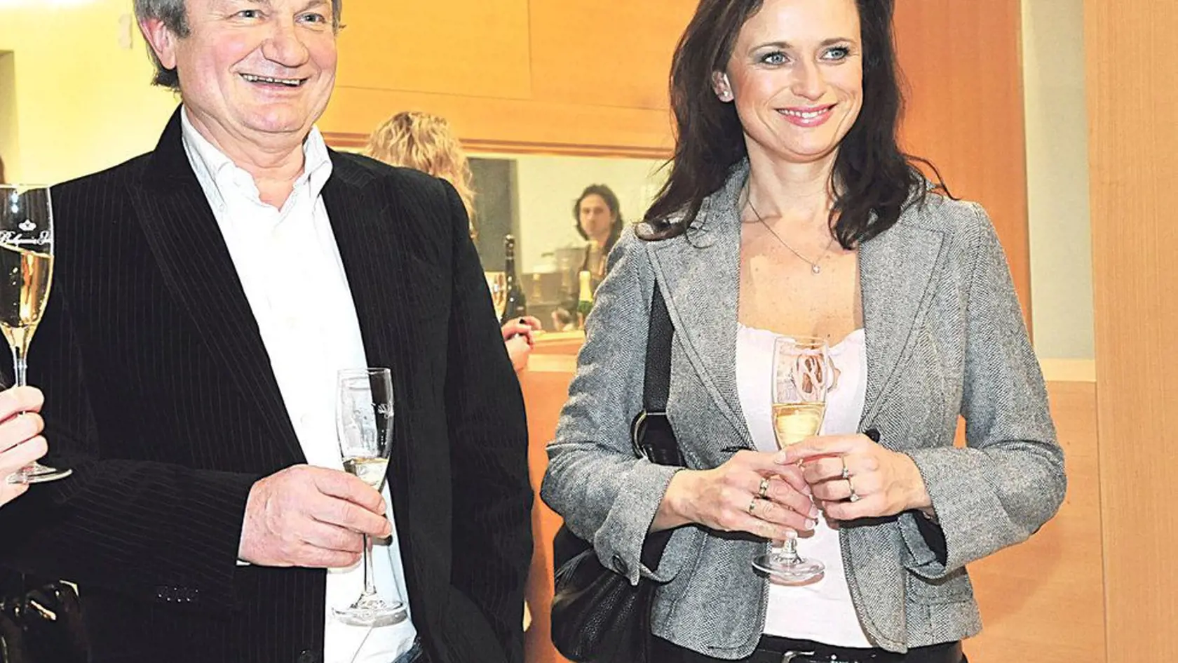 Jana Adamcová s manželom a reřisérskou ikonou