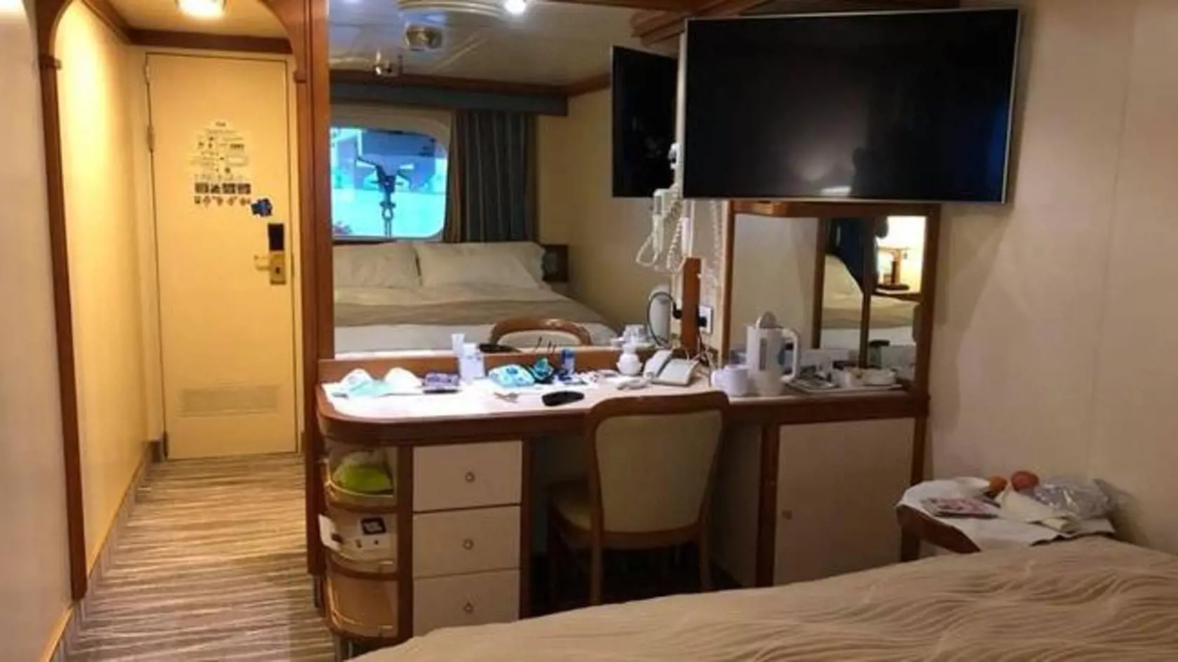 Útroby lode Diamond Princess