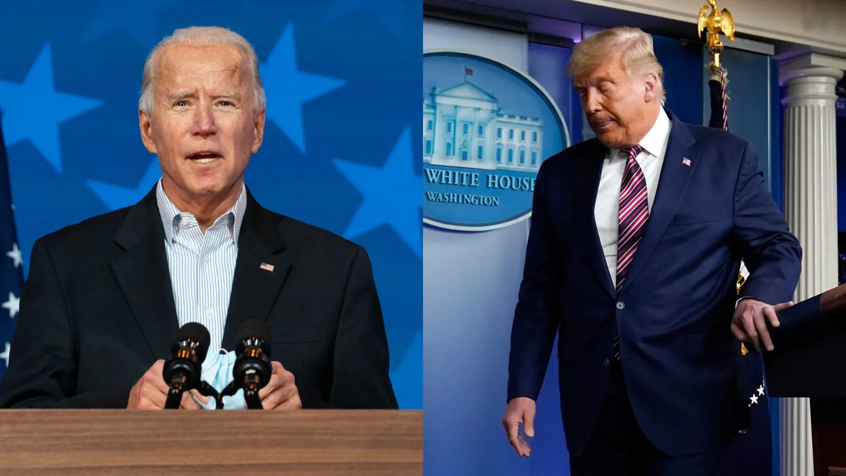 Joe Biden a Donald Trump