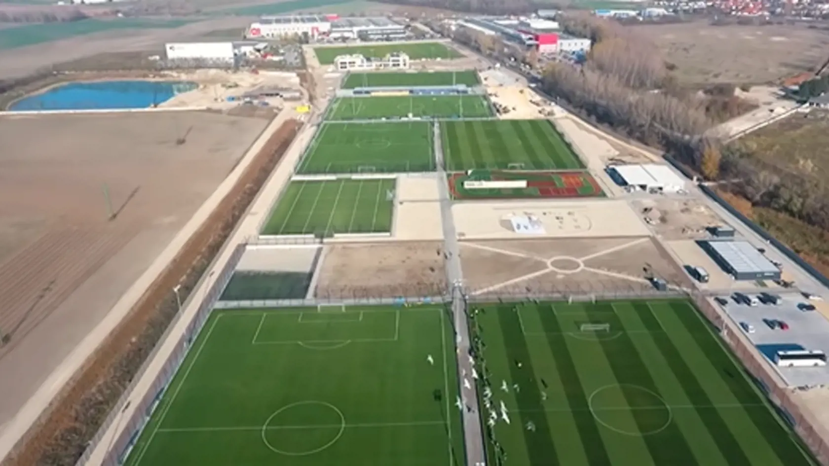 MOL Football Academy - DAC, kde sa školský turnaj odohral.