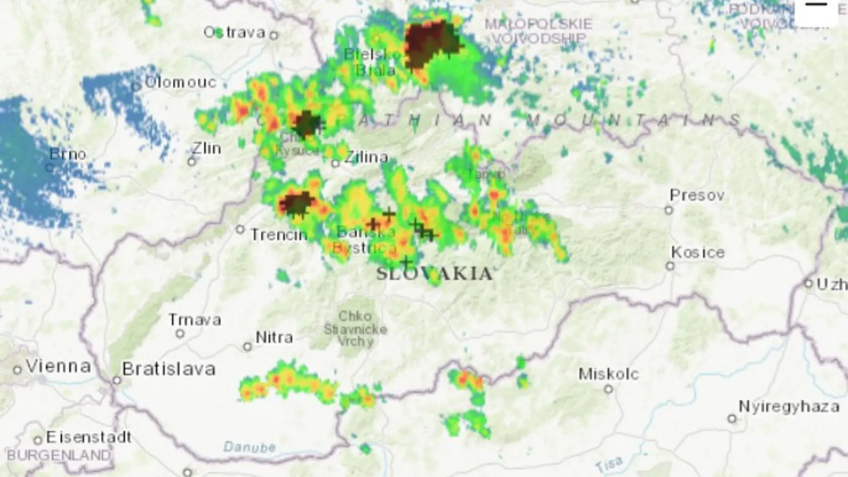 Na niektorých miestach na Slovensku zaprší aj dnes.