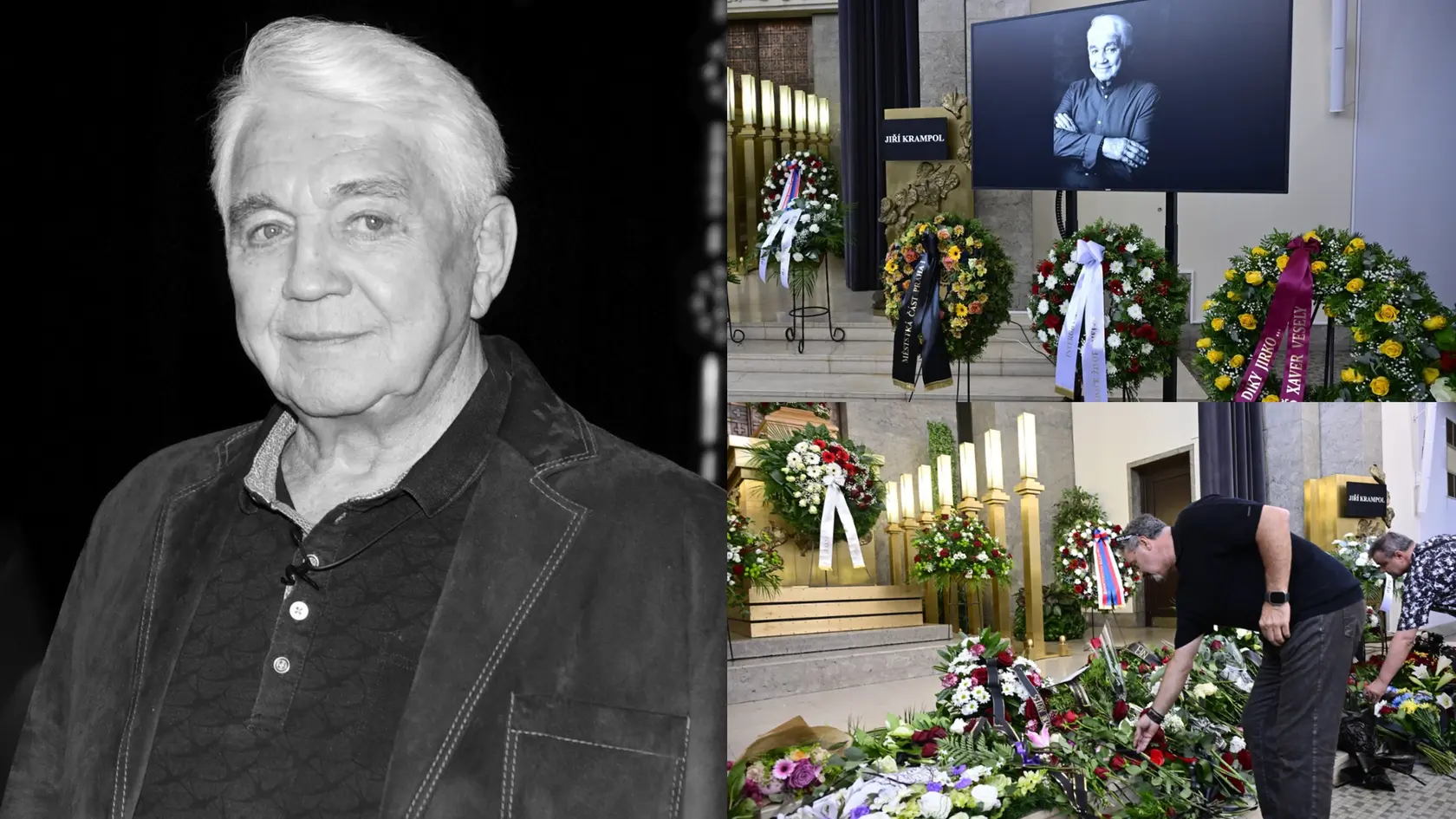 Pohreb Jiřího Krampola († 87)