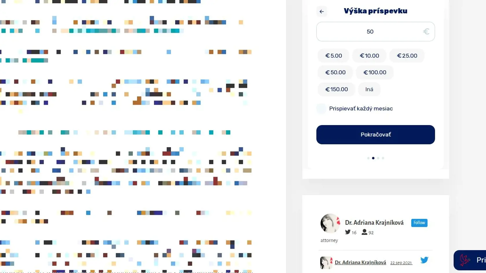 Na "univerzálnej" stránke sa objavili vedľa seba informácie o dovolenkovom pobyte a zároveň o žalobách na štát?! Okrem toho ponúka tam možnosť podporiť občianske združenie.