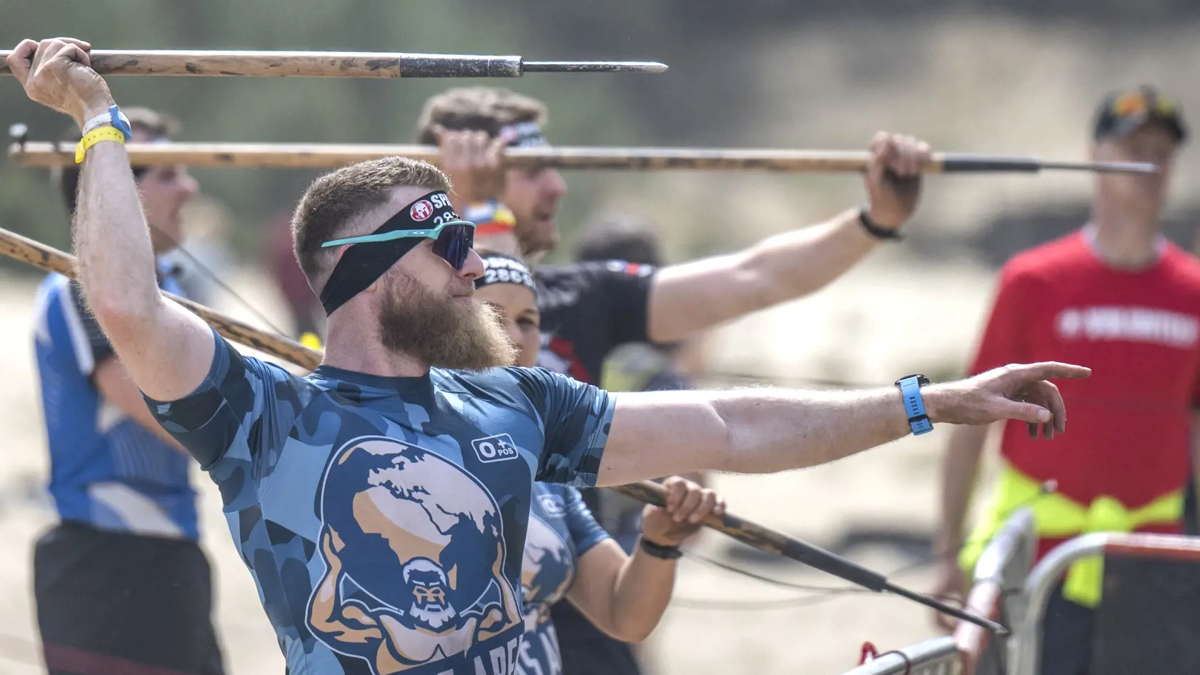 Snímka z podujatia Spartan race 2024 v areáli Vojenského technického a skúšobného ústavu (VTSÚ) Záhorie pri Senici 28. apríla 2024