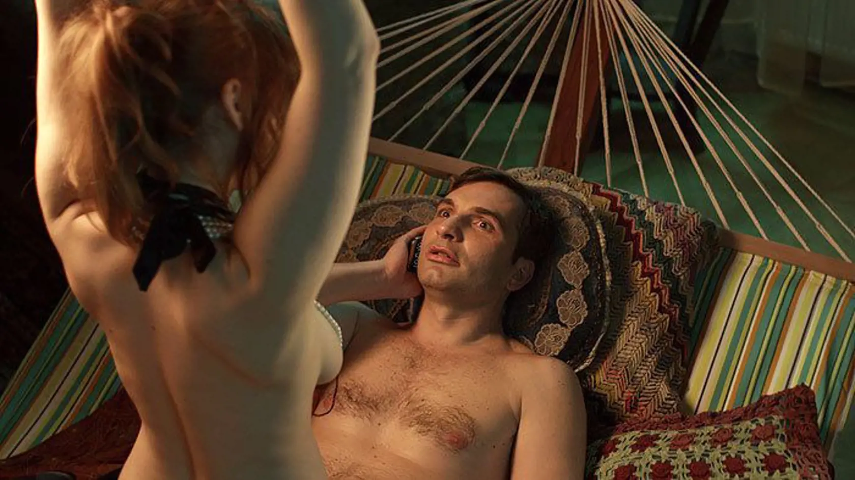 Milostná scéna Kerekeš a Macháčka ve ﬁlmu Muži