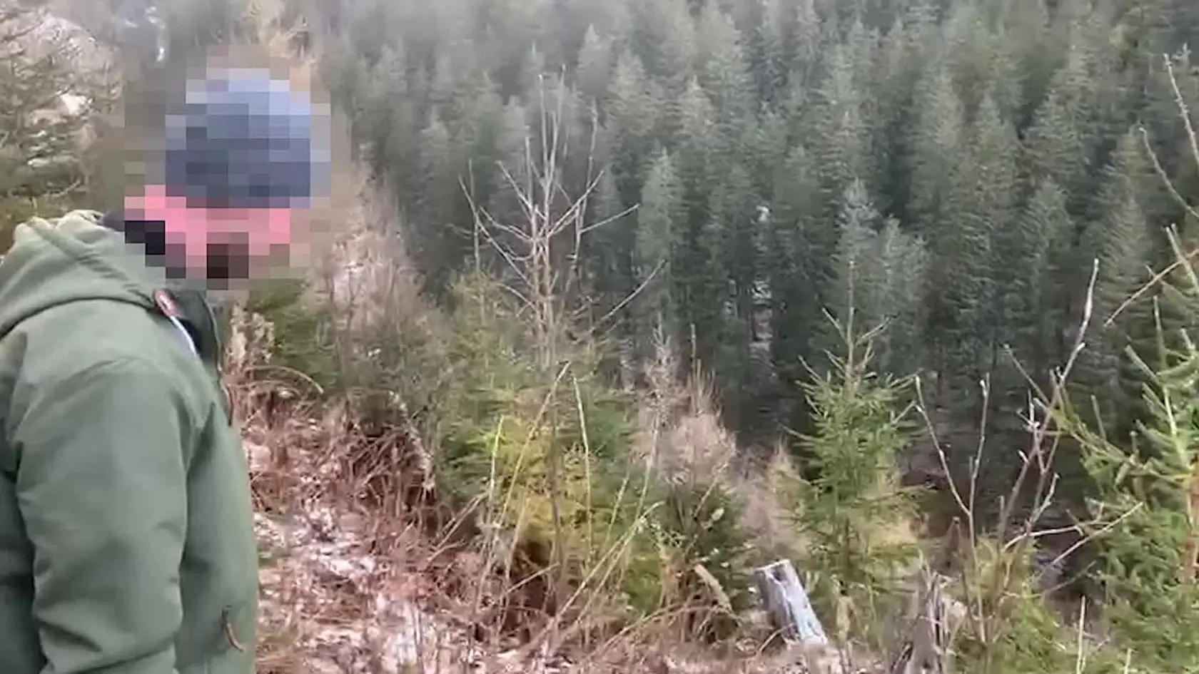 Lukáš sa po útoku medveďa na miesto vrátil a spolu so Zásahovým tímom pre medveďa hnedého tu objavili aj brloh, z ktorého medveď vyšiel.