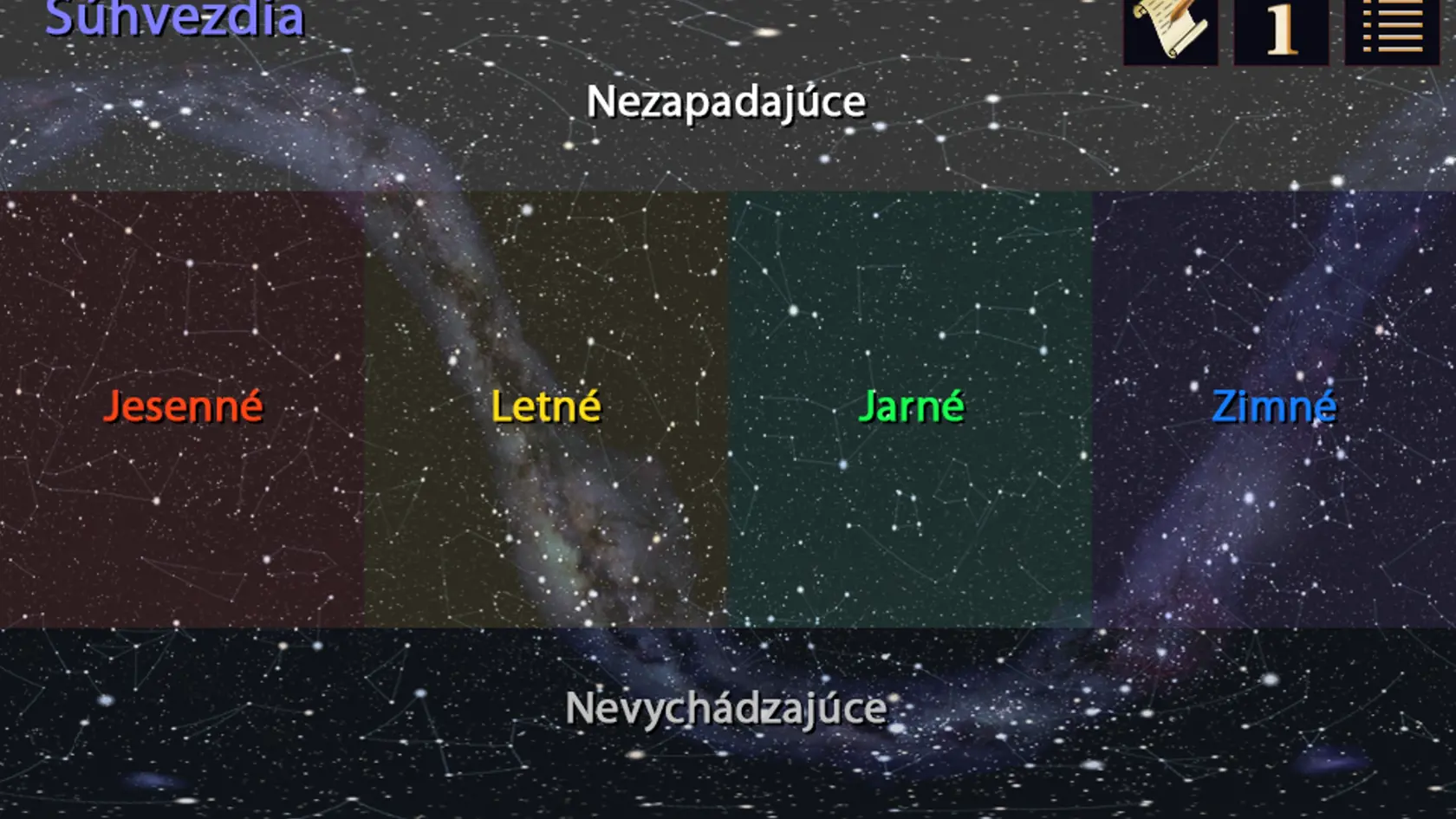 Hviezdna obloha.