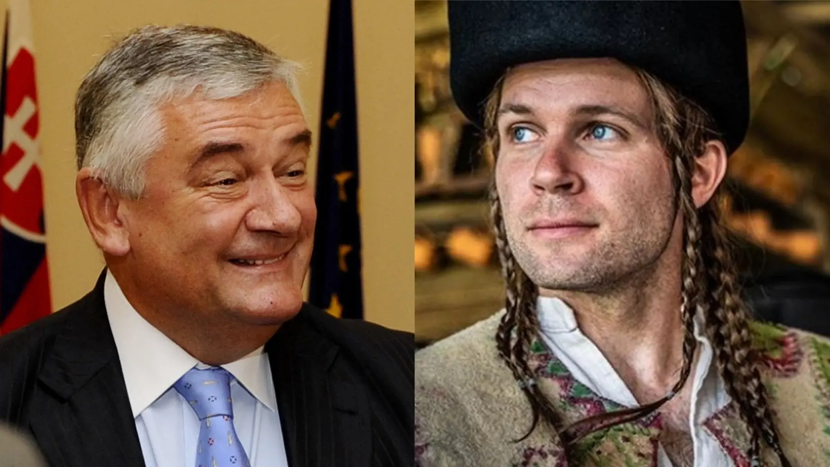 Spevák Tomáš Bezdeda hrá v seriáli Uhorčík postavu Slotovčíka inšpirovanú expolitikom Ján Slotom.