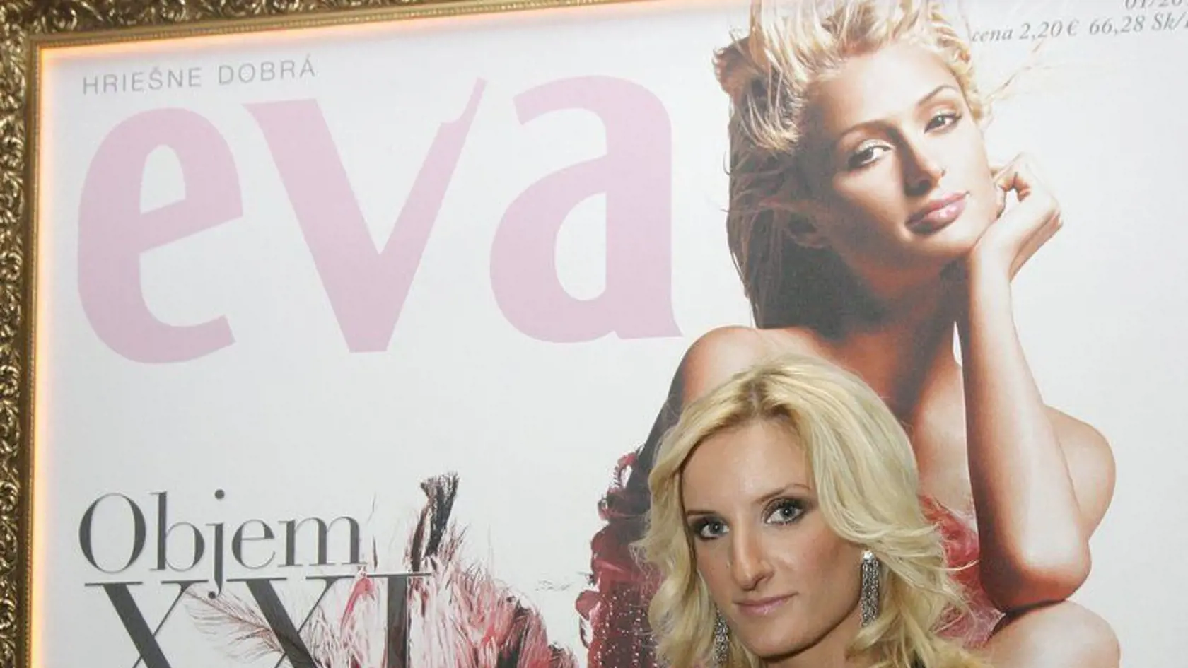 Adela Banášová na akcii Eva vôňa roka 2009.