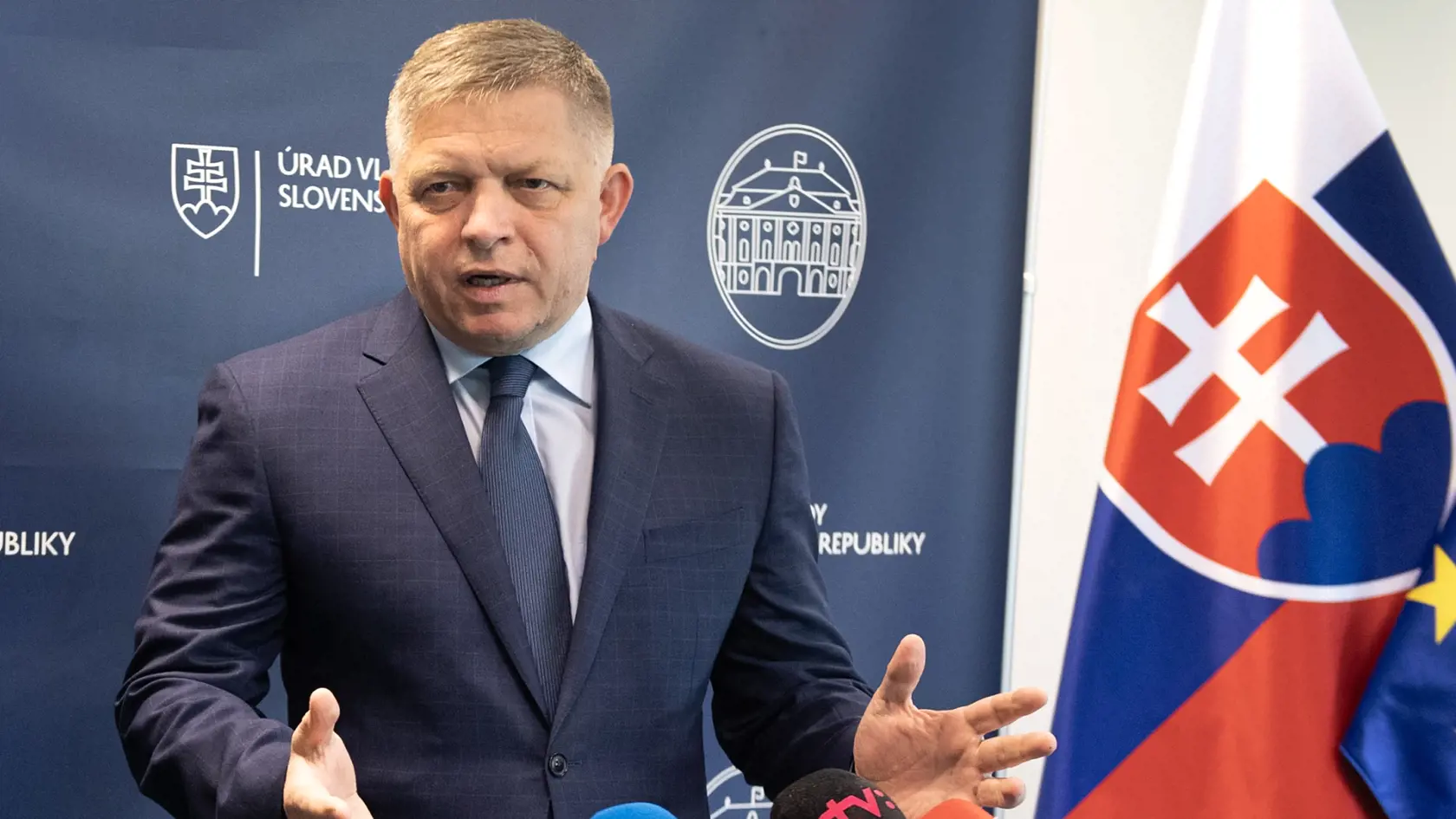 Na snímke predseda vlády SR Robert Fico (Smer-SD)