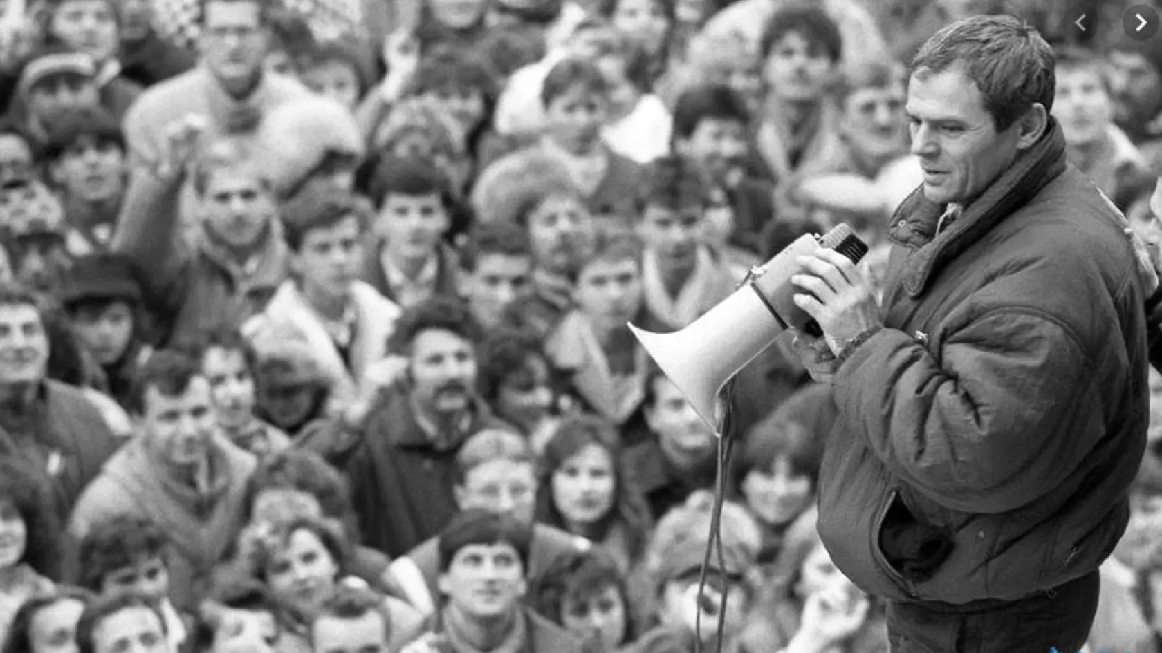 Milan Kňažko, november 1989