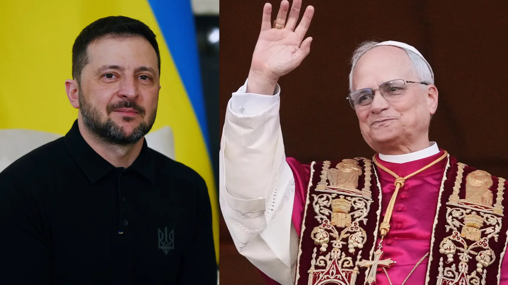 Volodymyr Zelenskyj, pápež Lev XIV.