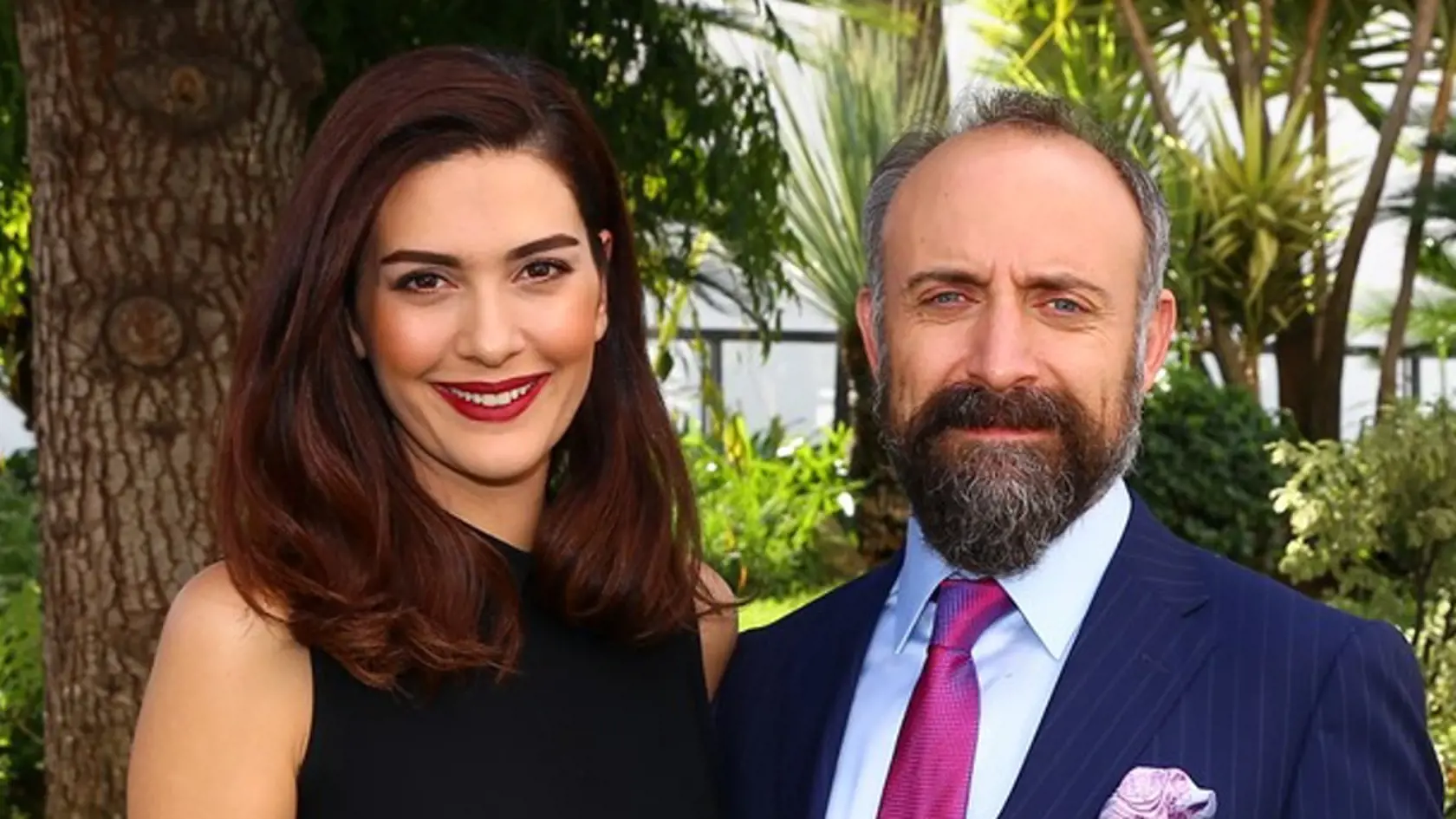 Halit Ergenç and Bergüzar Korel in Cannes during MipCom