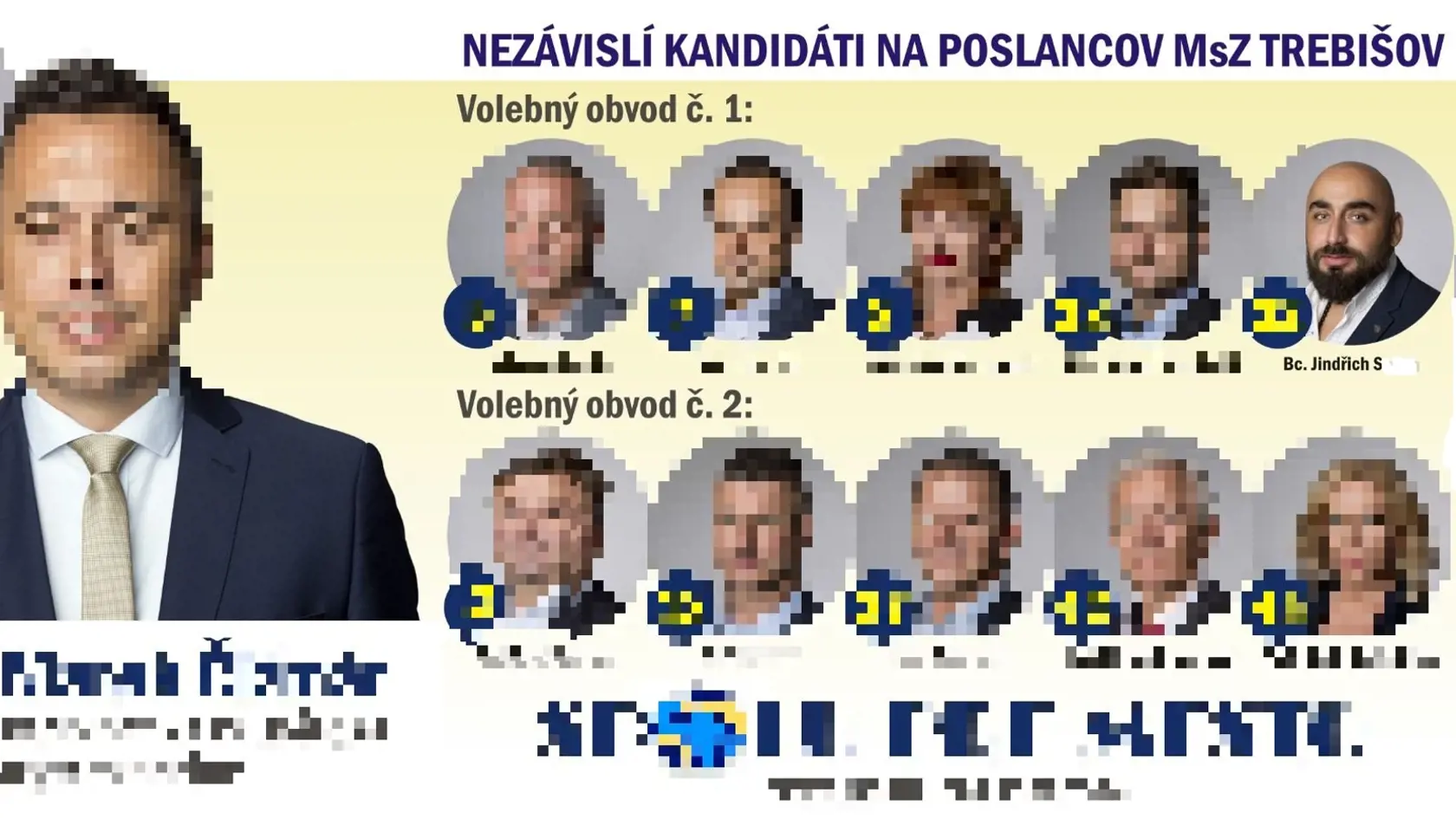 Sosna kandidoval za mestského poslanca, kam sa napokon aj dostal.