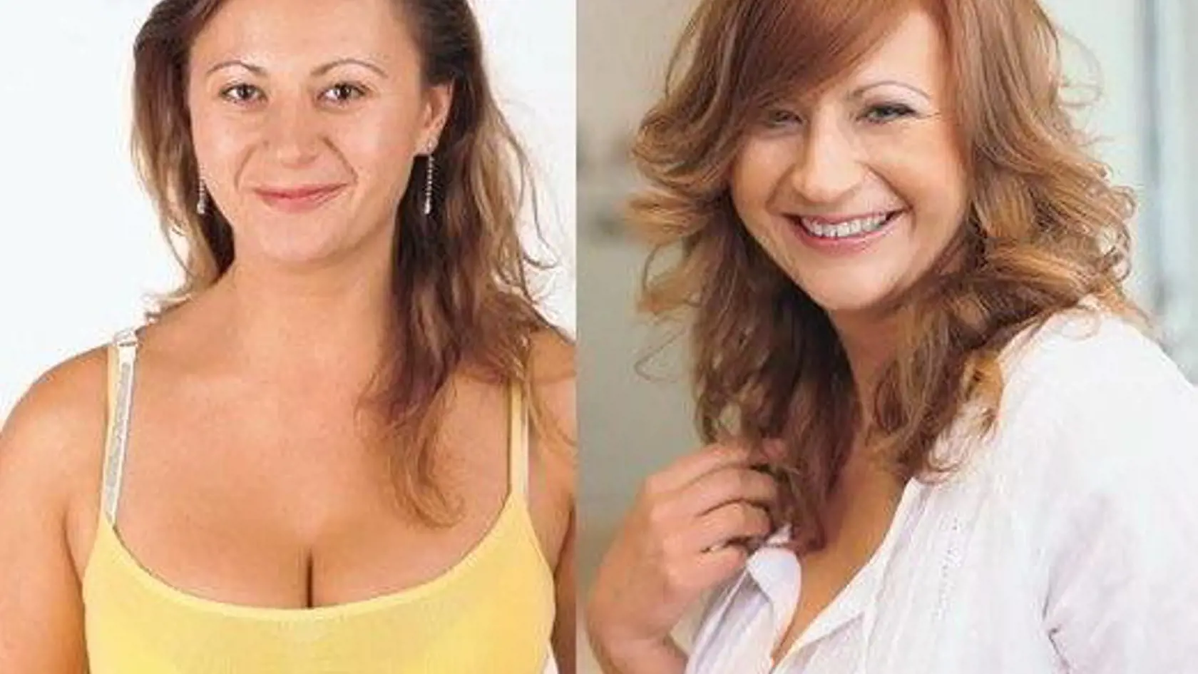 Zuzka pred a po zmene imidžu