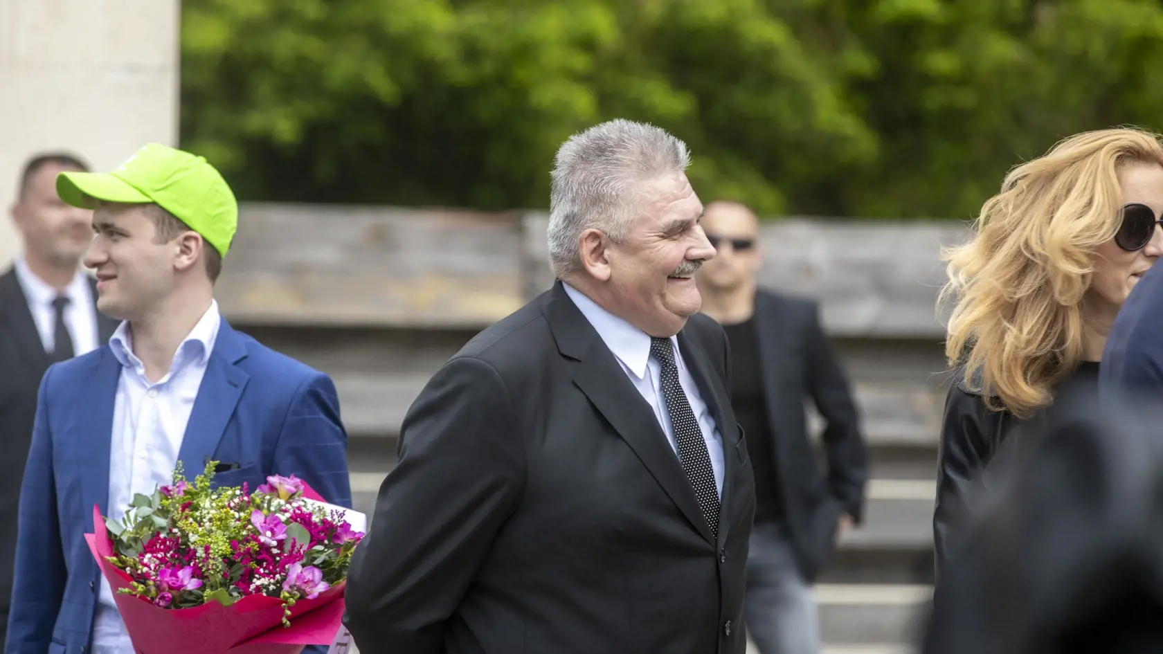 Na snímke je posledná rozlúčka s podnikateľom Fedorom Flašíkom v bratislavskom krematóriu, ktorá sa konala v piatok 3.5 2024. Na fotke je poslanec  Ján Richter.