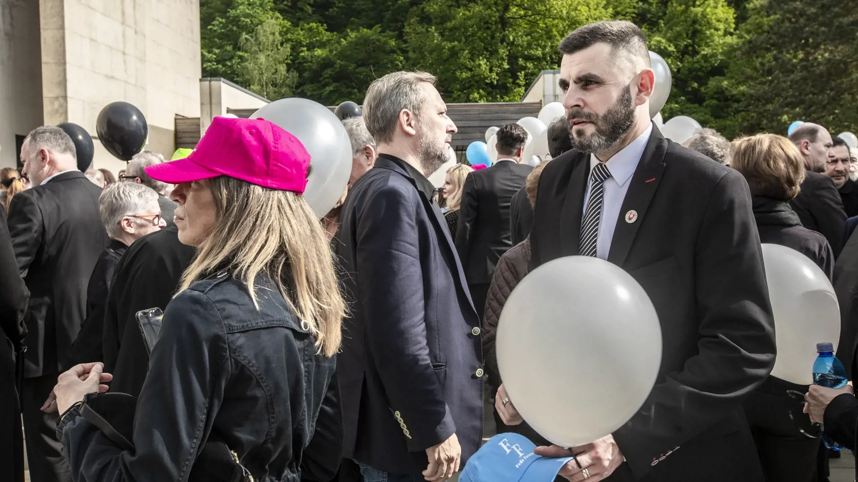 Na snímke je posledná rozlúčka s podnikateľom Fedorom Flašíkom v bratislavskom krematóriu, ktorá sa konala v piatok 3.5 2024.